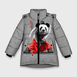 Зимняя куртка для девочки Master Panda