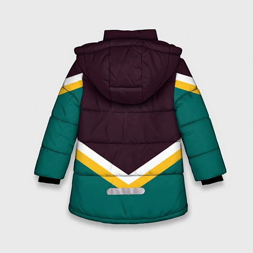 Зимняя куртка для девочки NHL: Anaheim Ducks / 3D-Черный – фото 2