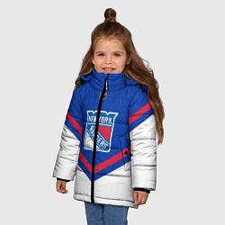 Куртка зимняя для девочки NHL: New York Rangers, цвет: 3D-красный — фото 2