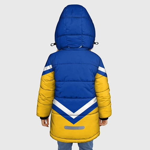 Зимняя куртка для девочки NHL: St. Louis Blues / 3D-Светло-серый – фото 4