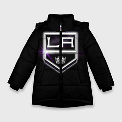 Куртка зимняя для девочки Los Angeles Kings, цвет: 3D-черный