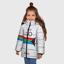 Куртка зимняя для девочки VHS E-120, цвет: 3D-черный — фото 2