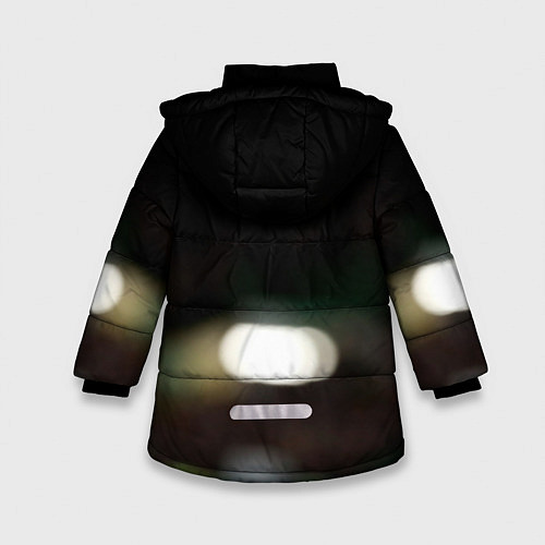 Зимняя куртка для девочки Месси 10 / 3D-Черный – фото 2