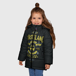 Куртка зимняя для девочки Come to Wasteland, цвет: 3D-черный — фото 2