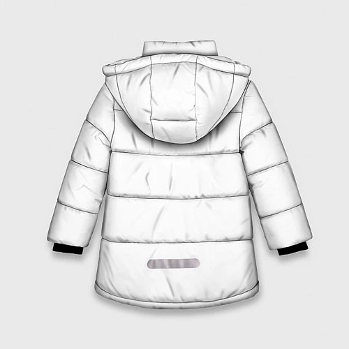 Зимняя куртка для девочки Metal gear solid 5 / 3D-Черный – фото 2