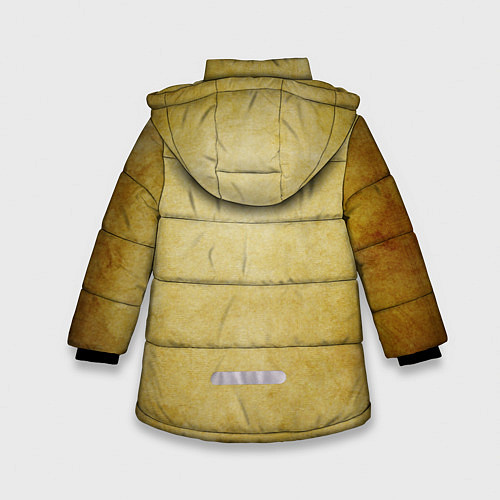 Зимняя куртка для девочки Лос-Анджелес / 3D-Черный – фото 2