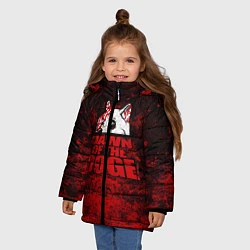 Куртка зимняя для девочки Dawn of the Doge, цвет: 3D-черный — фото 2