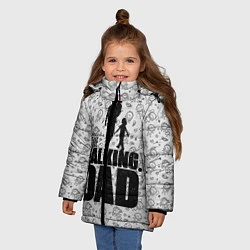 Куртка зимняя для девочки Walking Dad, цвет: 3D-красный — фото 2