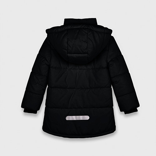 Зимняя куртка для девочки Zombie Rock / 3D-Черный – фото 2