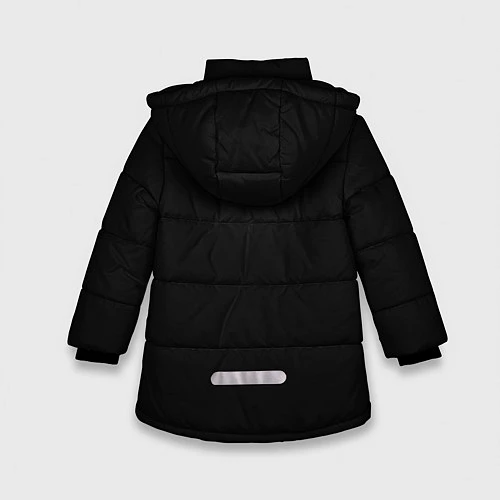 Зимняя куртка для девочки Sherlock Smile / 3D-Черный – фото 2