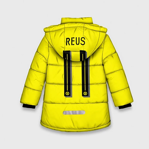 Зимняя куртка для девочки BVB: Marco Reus / 3D-Черный – фото 2