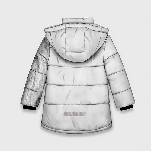 Зимняя куртка для девочки Мудрый лев / 3D-Черный – фото 2