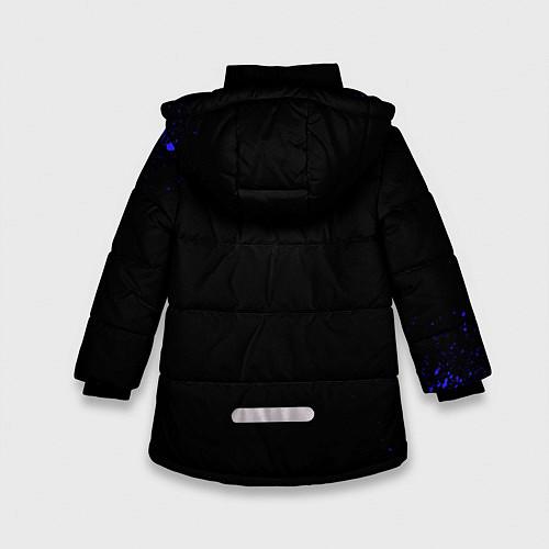 Зимняя куртка для девочки Titan: Black collection / 3D-Черный – фото 2