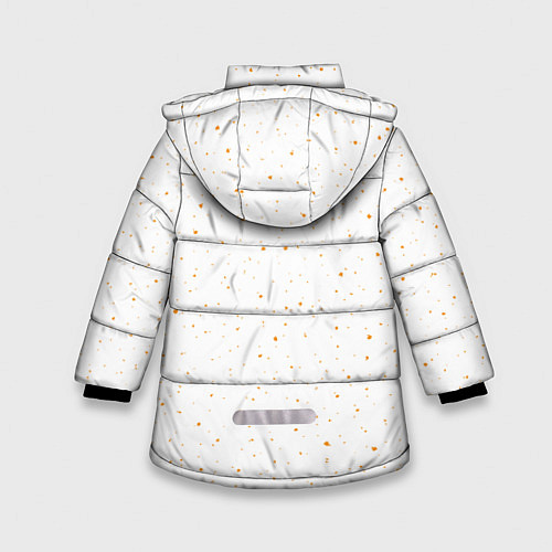 Зимняя куртка для девочки Влюбленная лиса / 3D-Черный – фото 2