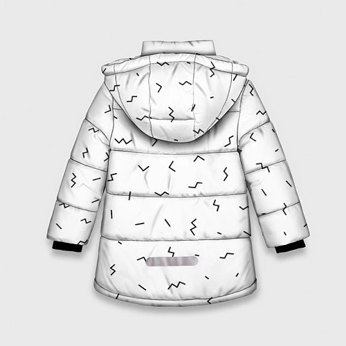 Зимняя куртка для девочки Bear Hugs / 3D-Черный – фото 2
