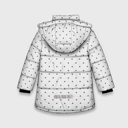 Зимняя куртка для девочки Олень почтальон / 3D-Черный – фото 2