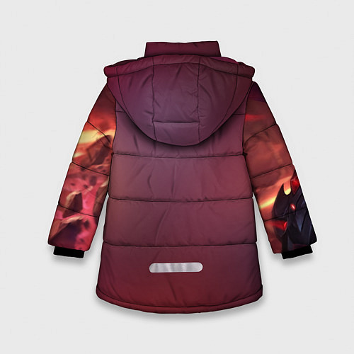 Зимняя куртка для девочки Red Vi / 3D-Черный – фото 2