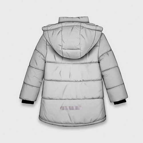 Зимняя куртка для девочки Лесная лиса / 3D-Черный – фото 2