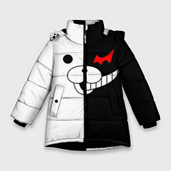 Куртка зимняя для девочки Monokuma, цвет: 3D-черный