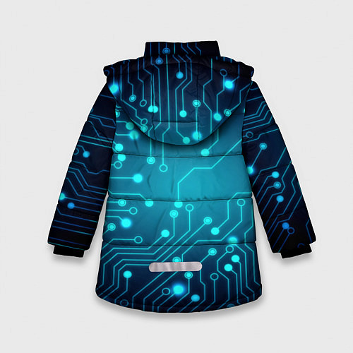 Зимняя куртка для девочки SkyNet / 3D-Черный – фото 2