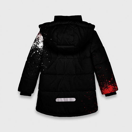 Зимняя куртка для девочки FaZe Clan: Black collection / 3D-Черный – фото 2