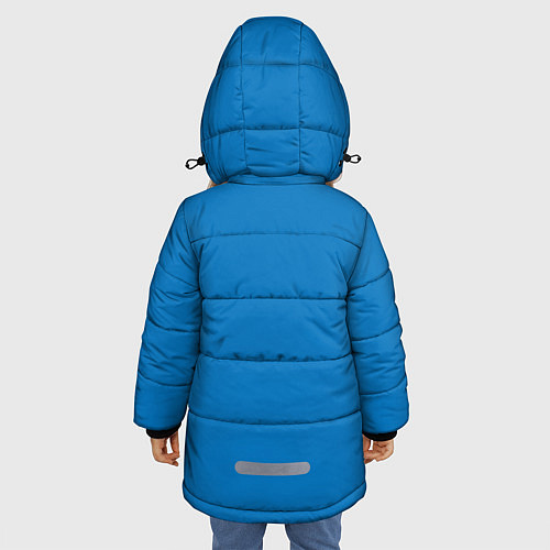 Зимняя куртка для девочки Супермама / 3D-Светло-серый – фото 4