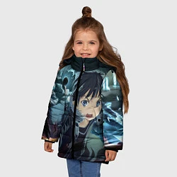 Куртка зимняя для девочки Alice Schuberg2, цвет: 3D-светло-серый — фото 2