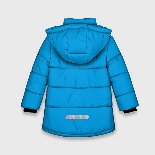 Зимняя куртка для девочки Гагарин: CCCP / 3D-Черный – фото 2