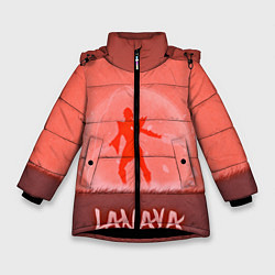 Куртка зимняя для девочки LANAYA, цвет: 3D-черный