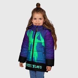 Куртка зимняя для девочки Terrorblade Rage, цвет: 3D-черный — фото 2