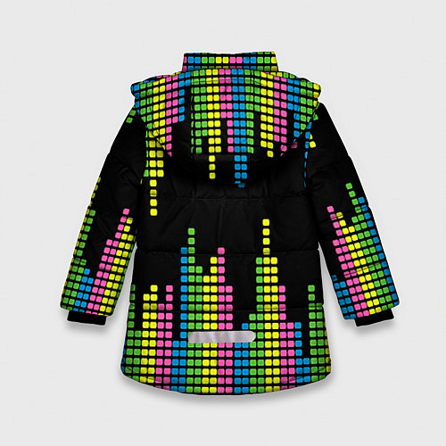 Зимняя куртка для девочки Эквалайзер / 3D-Черный – фото 2