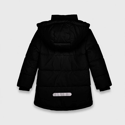 Зимняя куртка для девочки Messi Star / 3D-Черный – фото 2