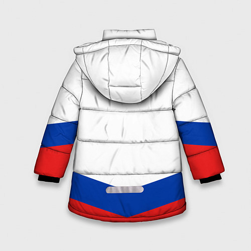 Зимняя куртка для девочки Russia Hockey Team / 3D-Красный – фото 2