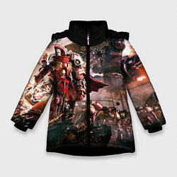 Куртка зимняя для девочки Warhammer 40k: Angelos, цвет: 3D-черный