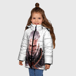 Куртка зимняя для девочки Геральт, цвет: 3D-красный — фото 2