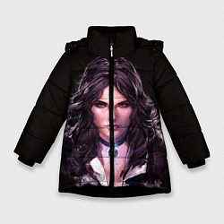 Куртка зимняя для девочки Йенифер 1, цвет: 3D-черный