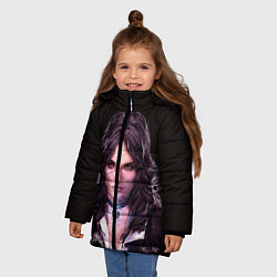 Куртка зимняя для девочки Йенифер 1, цвет: 3D-светло-серый — фото 2
