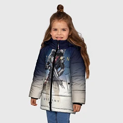Куртка зимняя для девочки Destiny: Titan, цвет: 3D-светло-серый — фото 2