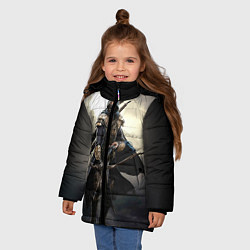 Куртка зимняя для девочки TES 7, цвет: 3D-красный — фото 2