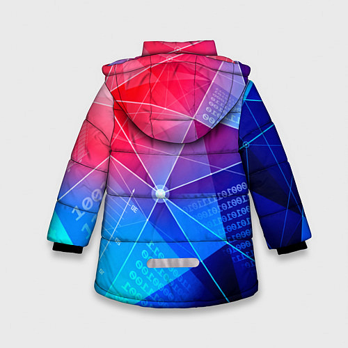 Зимняя куртка для девочки Коды / 3D-Черный – фото 2