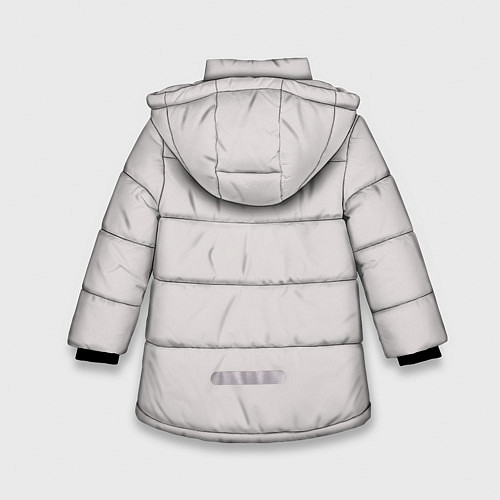 Зимняя куртка для девочки Chester Bennington / 3D-Черный – фото 2