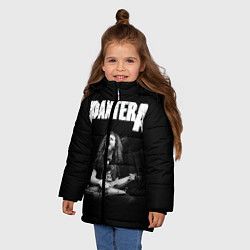Куртка зимняя для девочки Pantera, цвет: 3D-черный — фото 2