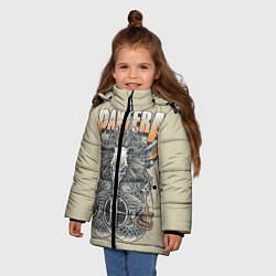 Куртка зимняя для девочки Pantera: Wild Goat, цвет: 3D-черный — фото 2