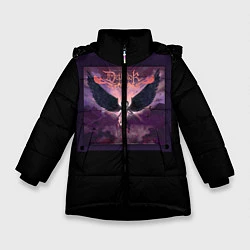 Куртка зимняя для девочки Dethklok: Angel, цвет: 3D-черный
