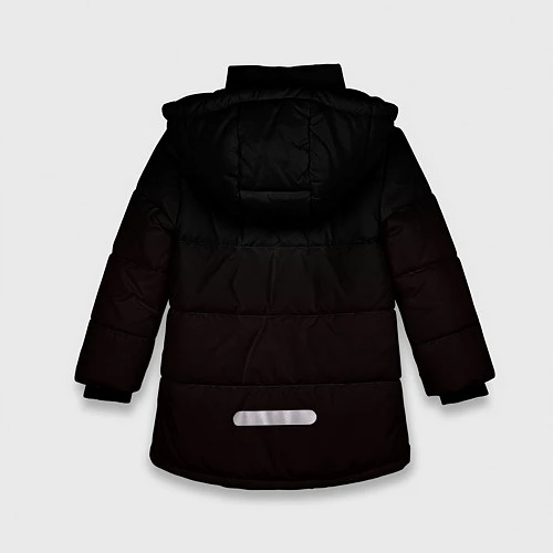 Зимняя куртка для девочки Taboo London / 3D-Черный – фото 2