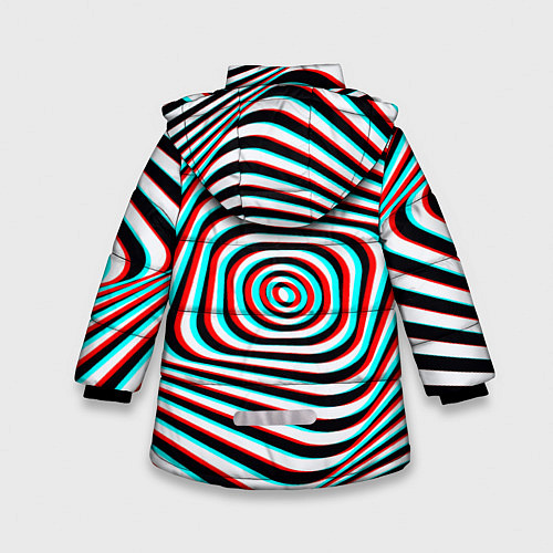 Зимняя куртка для девочки RGB optical / 3D-Черный – фото 2