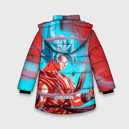 Зимняя куртка для девочки Goku Strength / 3D-Черный – фото 2