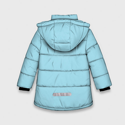 Зимняя куртка для девочки Shark: Hug me / 3D-Черный – фото 2