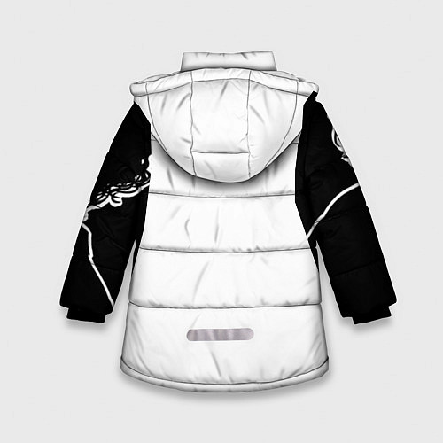 Зимняя куртка для девочки Легион / 3D-Черный – фото 2