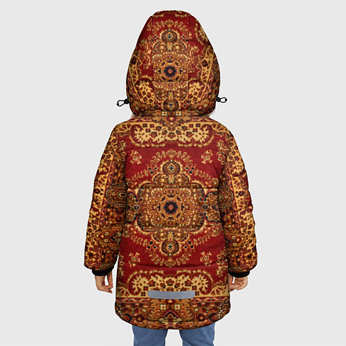 Зимняя куртка для девочки Человек-ковер / 3D-Красный – фото 4